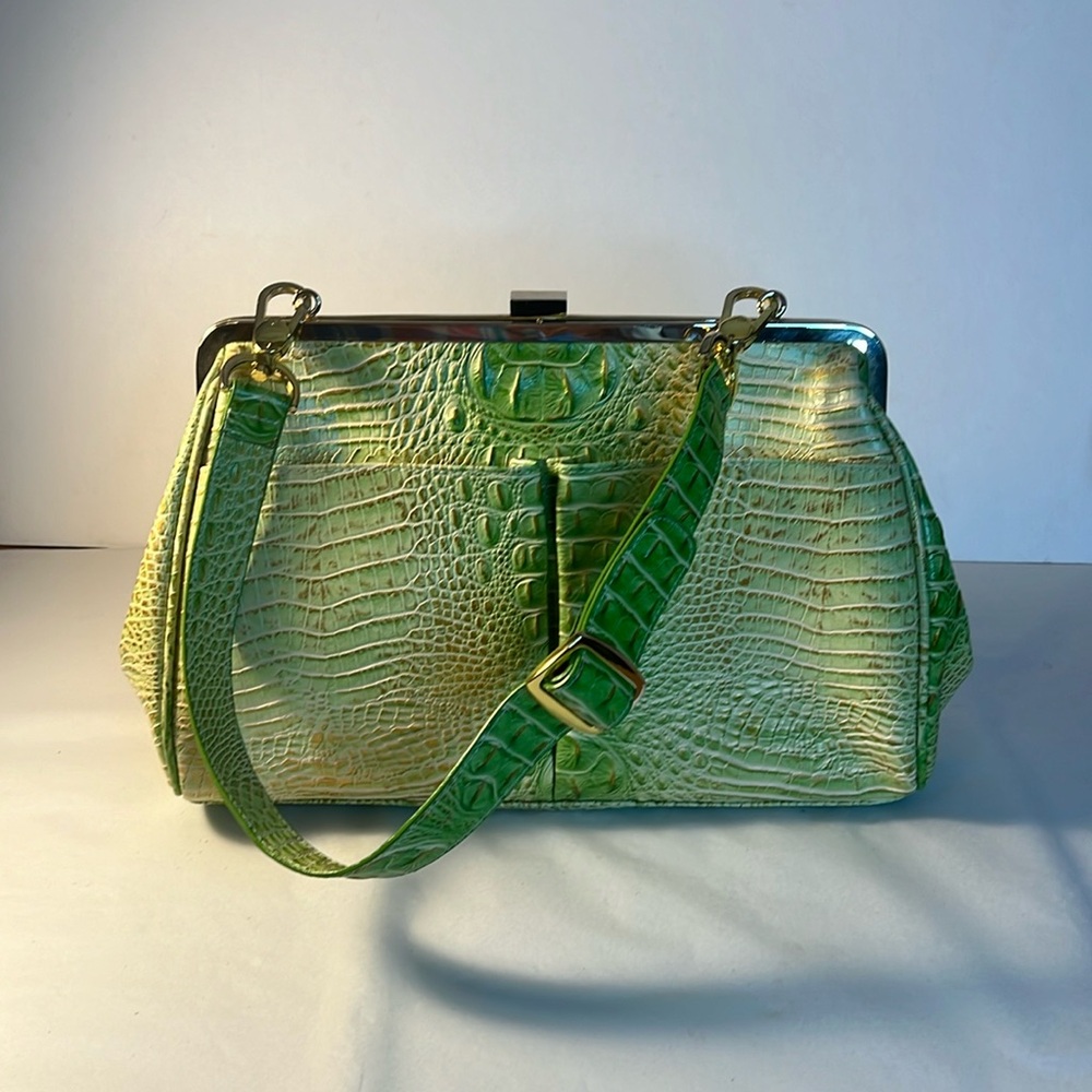 Charlie Lapson Croco Leather Handbag